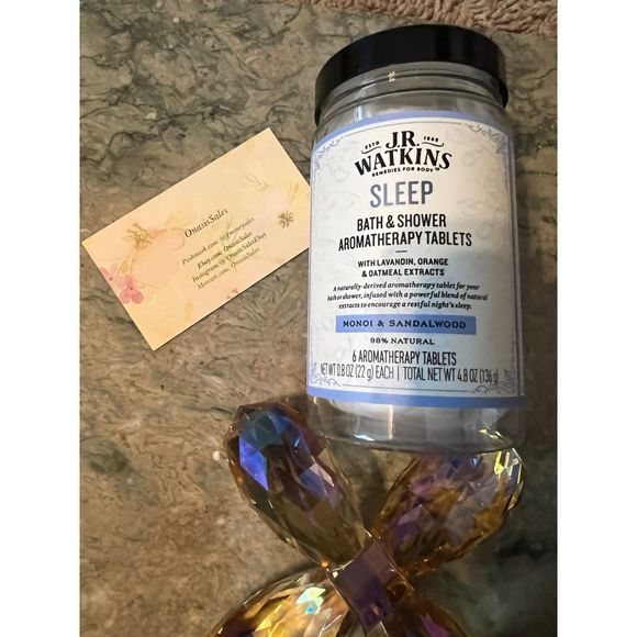 J.R. Watkins Sleep Bath & Shower Tablets, Monoi & Sandalwood Shower Steamers - Picture 2 of 8